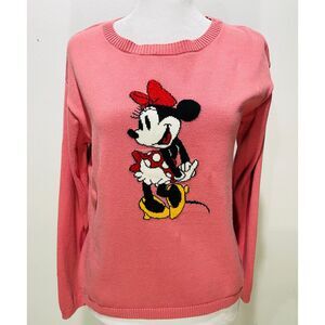 Disney UNIQLO collab sweater minie knitted pink Se fetting women 11-12 girls